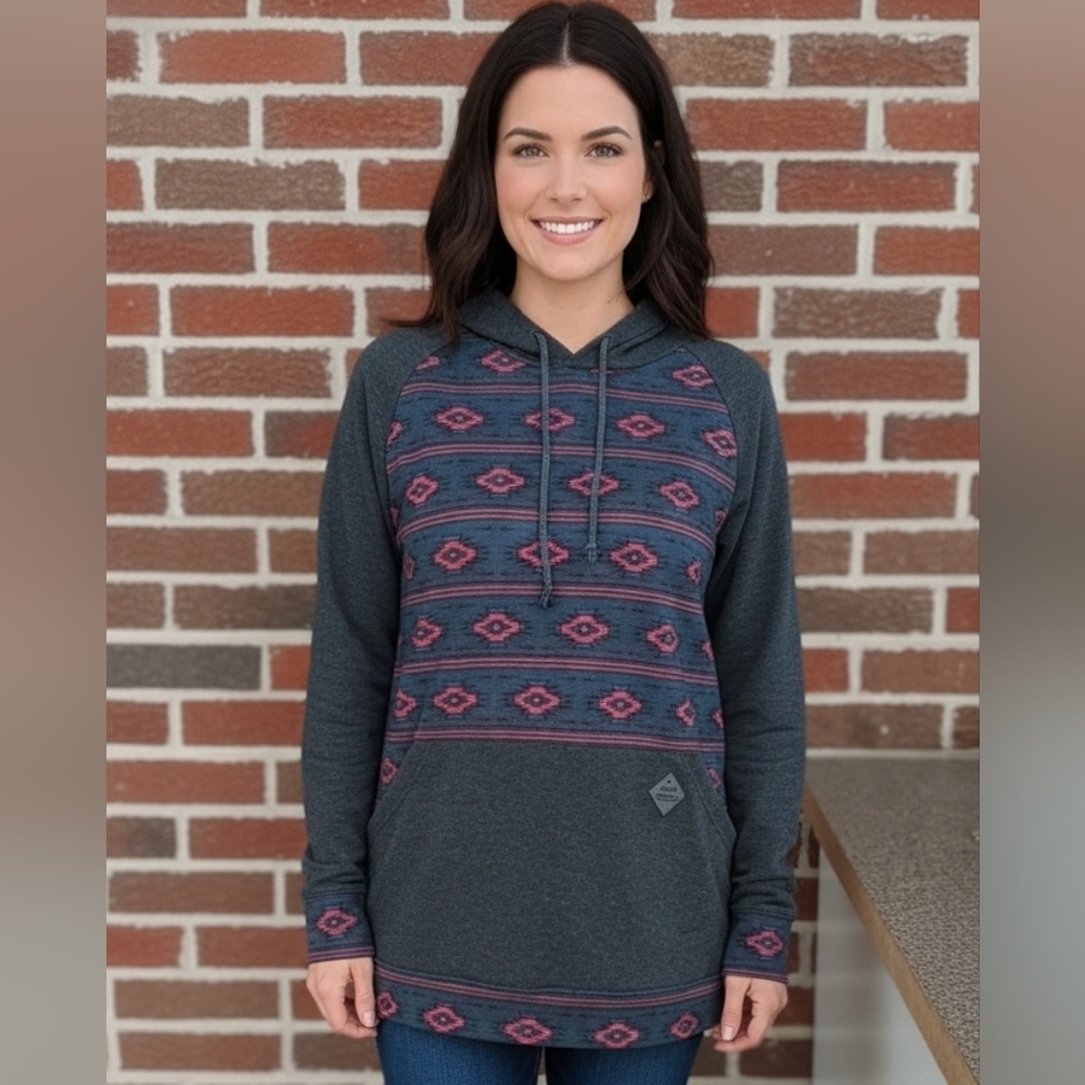 Simply Southern Gray and Red Sweatshirt